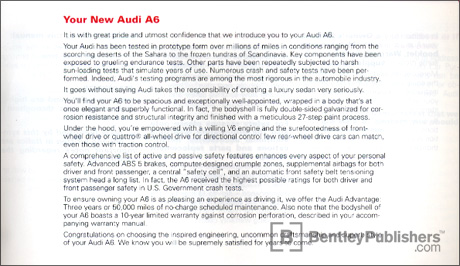 Audi A6 Owner