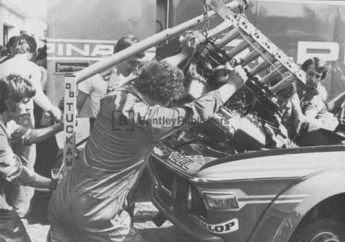 Alpina mechanics, Monza, 1977