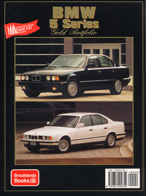 BMW 5 Series Gold Portfolio: 1988-1995? back cover