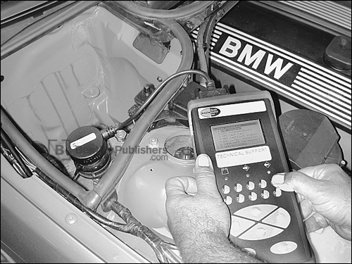 Descriptions of electronic troubleshooting principles and procedures.
On-Board Diagnostics