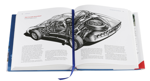Sample page spread from Corvette - America's Star-Spangled Sports Car.