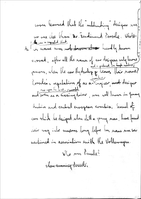 Original manuscript, handwritten by K.B. Hopfinger - 5 of 6