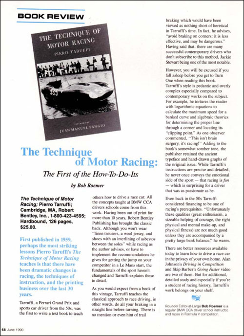 ’ review from Roundel, June 1990, p68