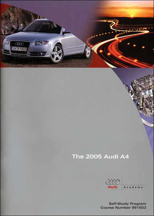 Audi A4 2005 - Vehicle Introduction Technical Service Training Self-Study Program front cover