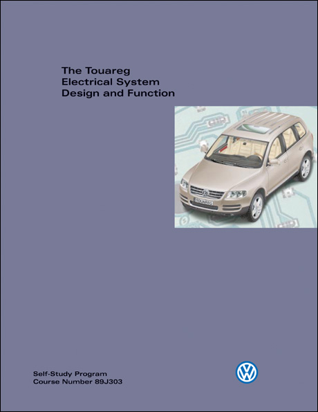 Volkswagen Touareg Electrical System Design and Function Technical Service Training Self-Study Program Front Cover