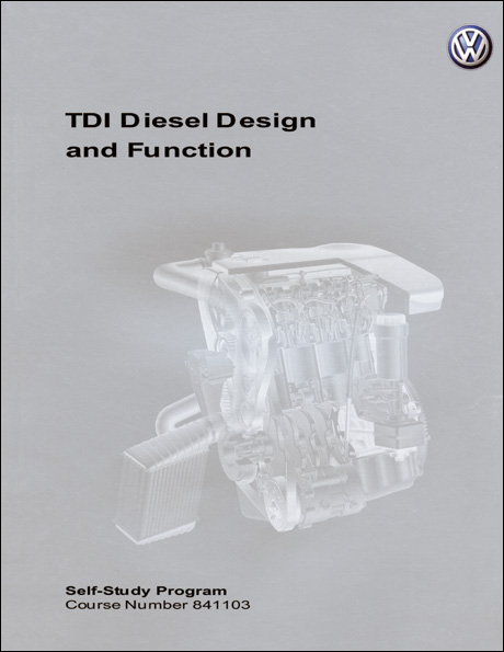 Volkswagen TDI Diesel Design and Function Technical Service Training Self-Study Program Front Cover