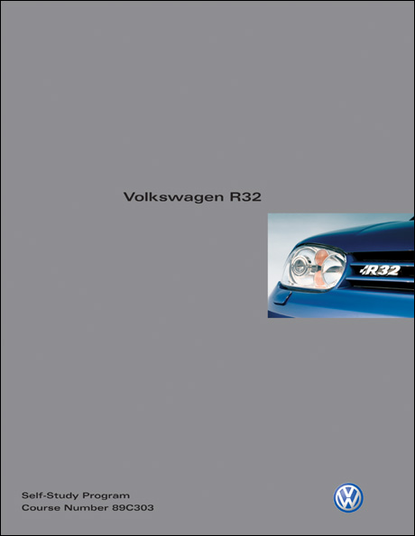 Volkswagen R32 Technical Service Training Self-Study Program Front Cover