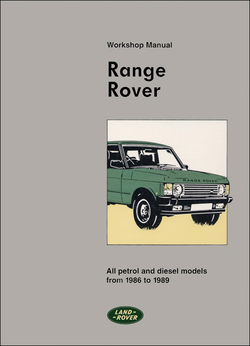 Range Rover Official Workshop Manual: 1986-1989 Front Cover