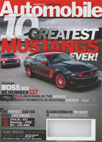 Automobile Magazine - November 2010 - cover