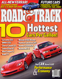 Road & Track - August 2008 - cover