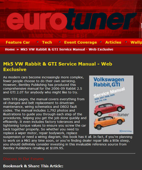 EuroTuner - April 2009 review
