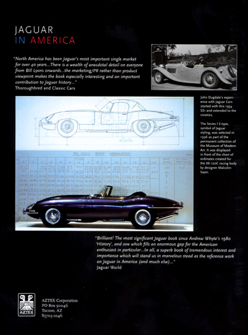 Jaguar In America back cover