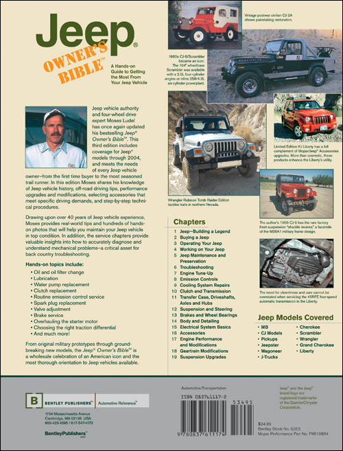 Jeep Owner's Bible? back cover