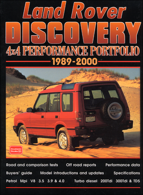 Land Rover Discovery 4x4 Performance Portfolio: 1989-2000 front cover