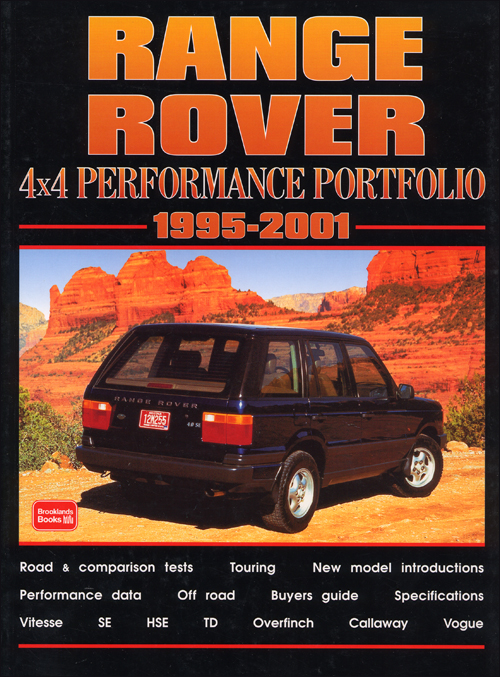 Range Rover 4x4 Performance Portfolio: 1995-2001 front cover