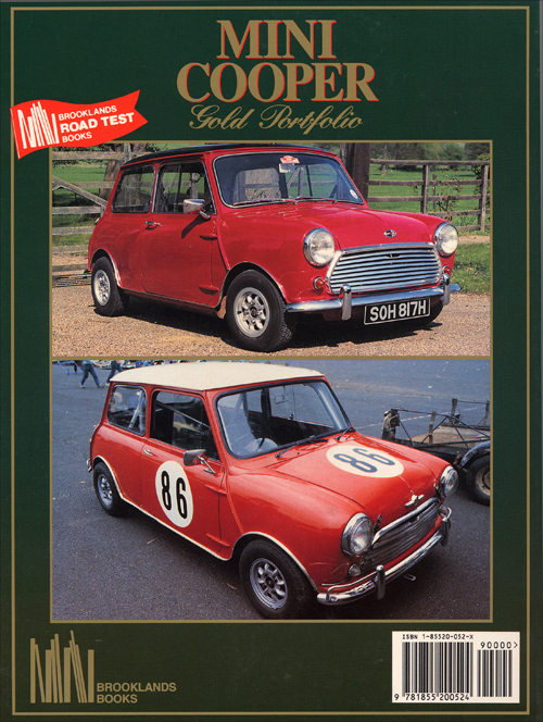 Mini Cooper Gold Portfolio: 1961-1971? back cover