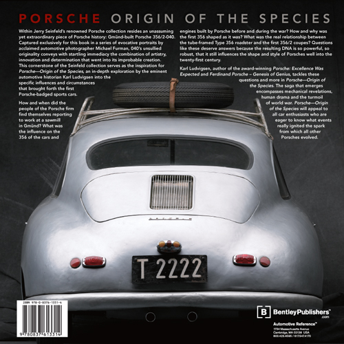 Porsche - Origin of the Species - Karl Ludvigsen back cover