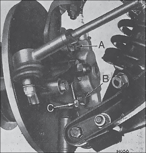 Lower steering swivel, page 28