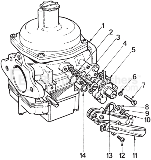 Carburetor as fitted to MK III Spitfire, page 413