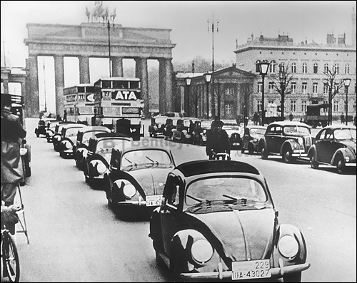Prototype VWs at the time of the Berlin Auto Show in February 1939.