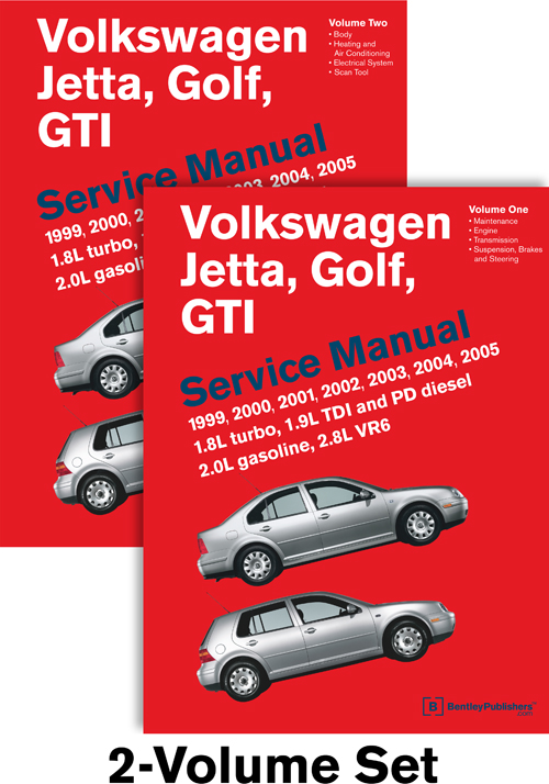 Volkswagen Jetta, Golf, GTI Service Manual: 1999-2005 front cover