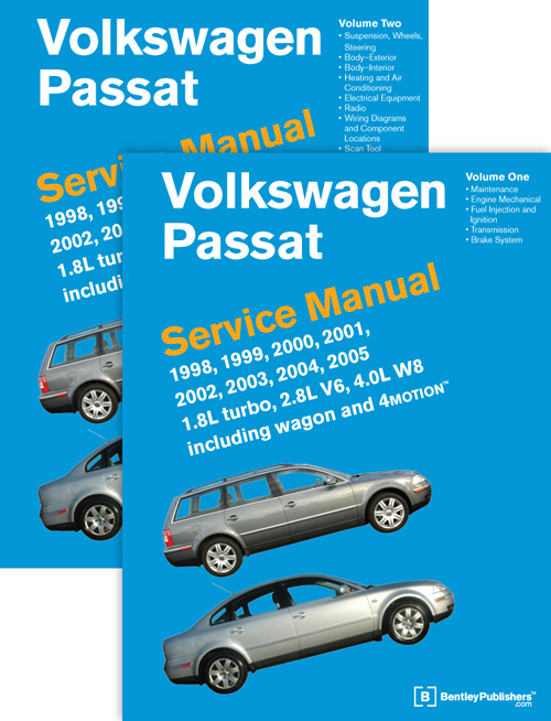 Volkswagen Passat 1998-2005 Service Manual front cover