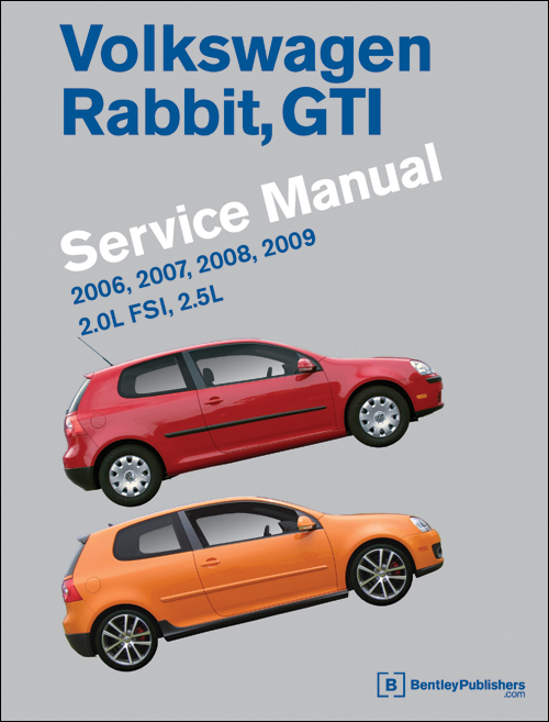 Volkswagen Rabbit, GTI Service Manual: 2006-2009 front cover